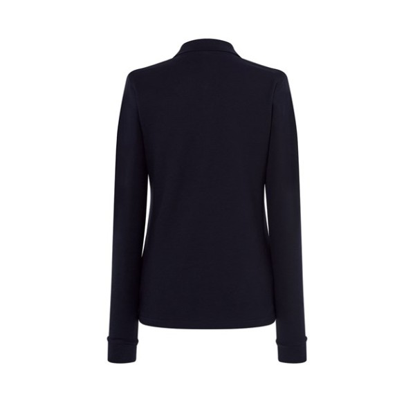 Polo damska Granat z długimi rękawami POPL 200 LS NY