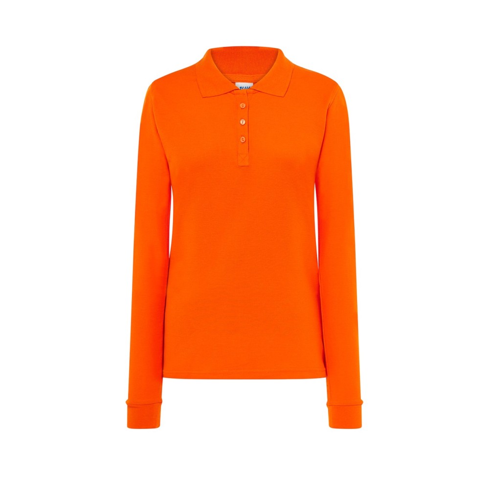 Polo damska  Orange  z długimi rękawami POPL 200 OR