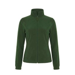 Damska bluza polarowa Bottle Green z pełnym zamkiem 300 g/m²