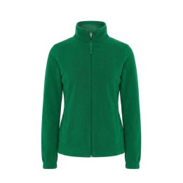 Damska bluza polarowa z pełnym zamkiem Kelly Green 300 g/m²