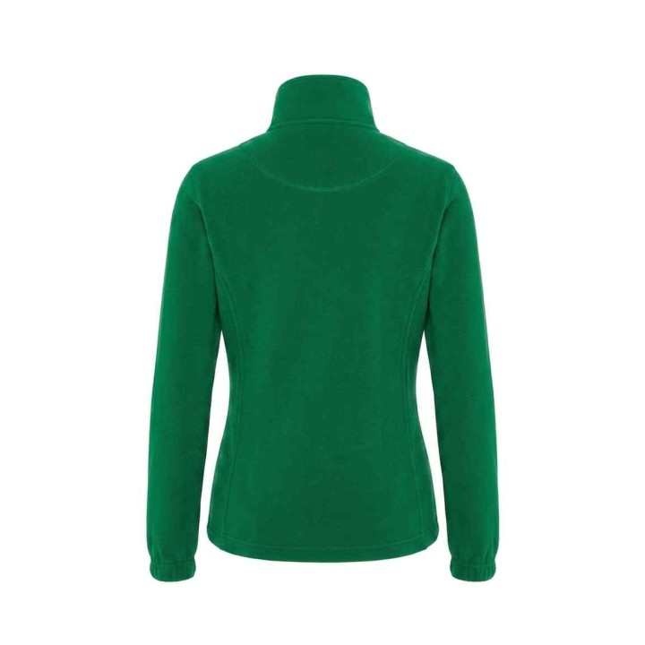 Damska bluza polarowa z pełnym zamkiem Kelly Green 300 g/m²