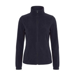 Damska bluza polarowa z zamkiem Navy, 300 g/m², 100% poliester
