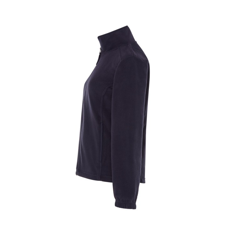 Damska bluza polarowa z zamkiem Navy, 300 g/m², 100% poliester