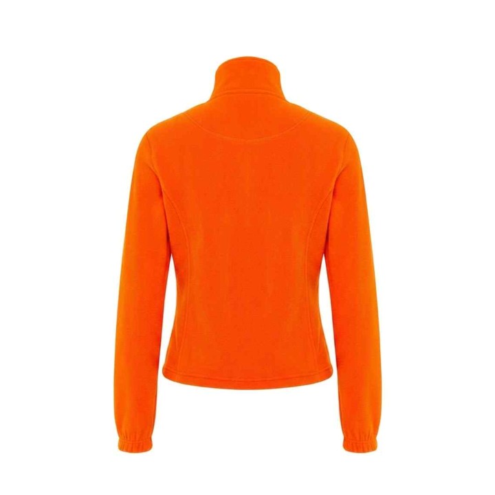 Bluza polarowa damska z zamkiem i kieszeniami 300 g/m² - Orange