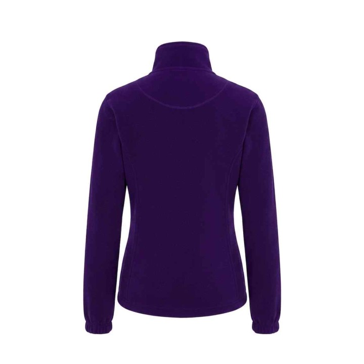 Damska bluza polarowa z pełnym zamkiem fioletowa Purple