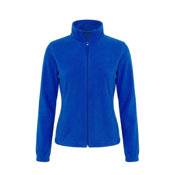 Damska bluza polarowa z zamkiem i kieszeniami Royal Blue