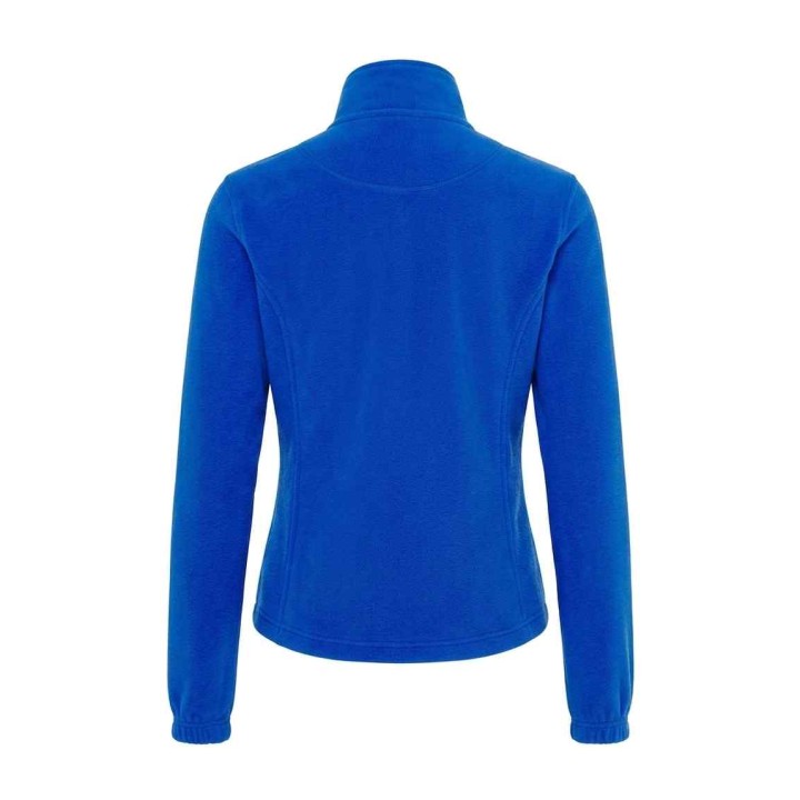 Damska bluza polarowa z zamkiem i kieszeniami Royal Blue