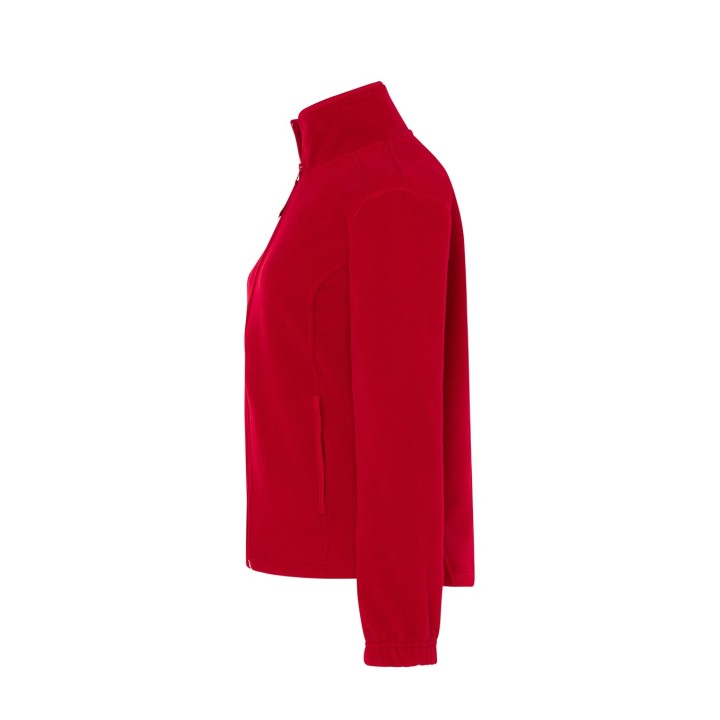 Damska bluza polarowa Red 300 g/m² z pełnym zamkiem