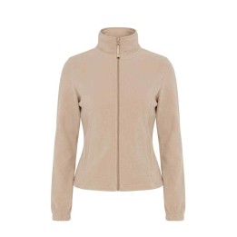 Damska bluza polarowa z pełnym zamkiem Sand, 300 g/m²