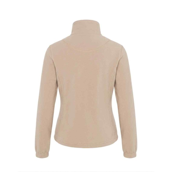 Damska bluza polarowa z pełnym zamkiem Sand, 300 g/m²