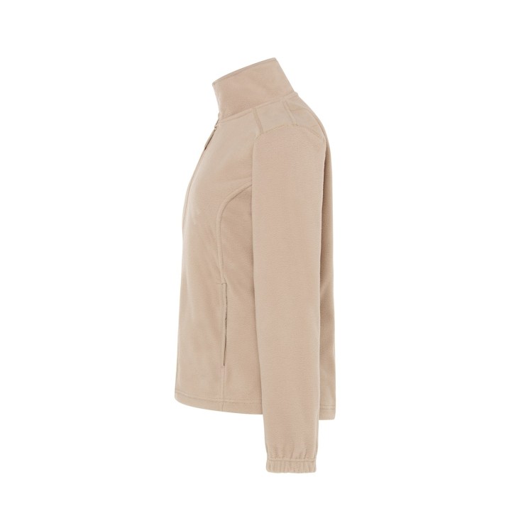 Damska bluza polarowa z pełnym zamkiem Sand, 300 g/m²