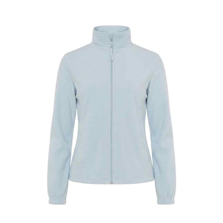 Damska bluza polarowa Sky Blue z zamkiem i kieszeniami 300 g/m²