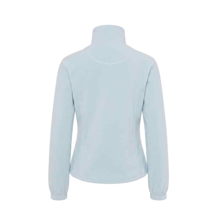 Damska bluza polarowa Sky Blue z zamkiem i kieszeniami 300 g/m²