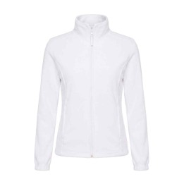 Damska bluza polarowa z pełnym zamkiem WH White 300 g/m²