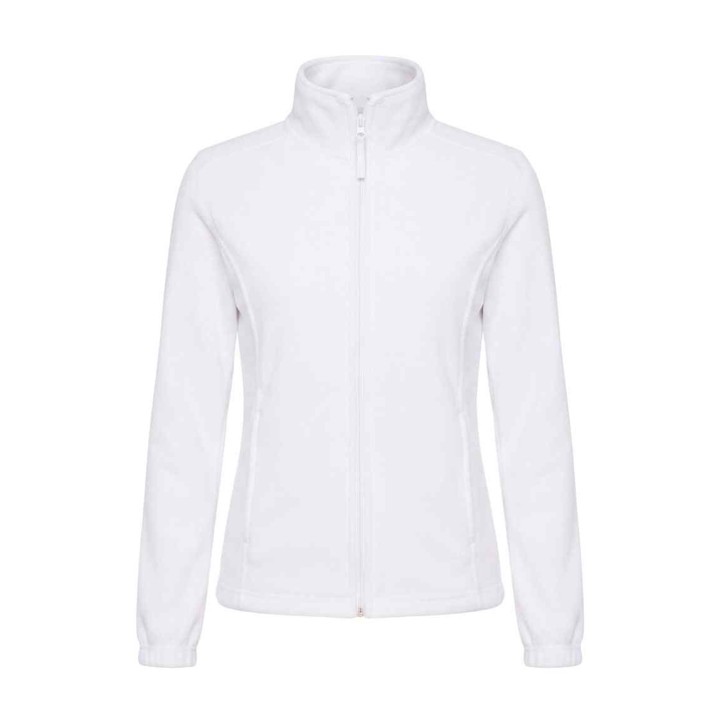 Damska bluza polarowa z pełnym zamkiem WH White 300 g/m²