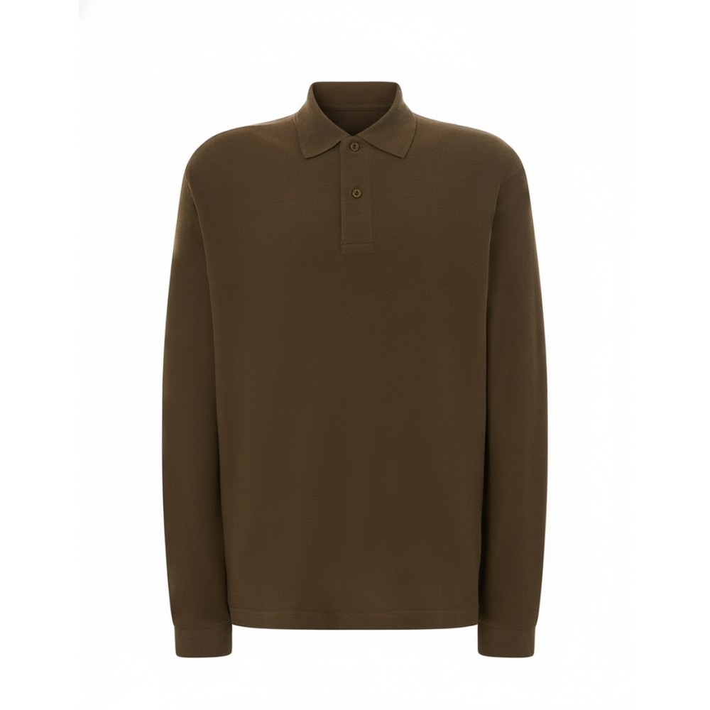 Polo Khaki męski  długi rękaw 210 LS KH