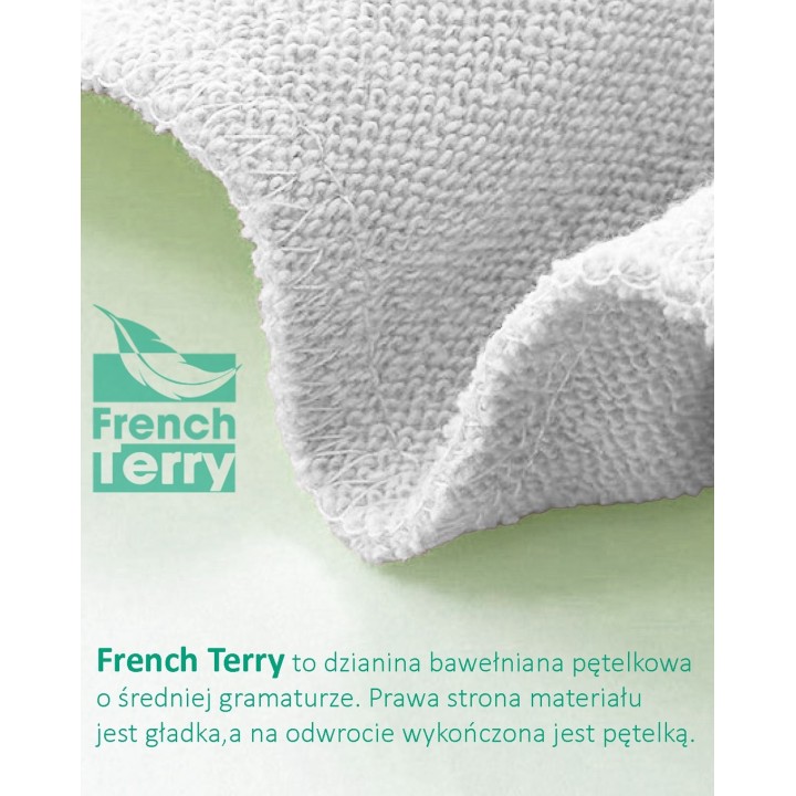 Spodnie męskie Jogger czarne z dzianiny french terry 240 g/m²