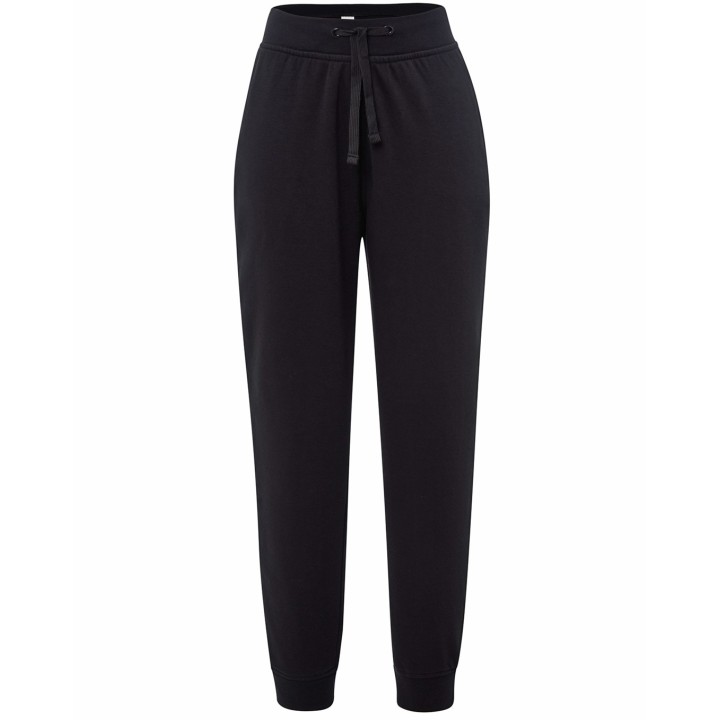 Spodnie męskie Jogger czarne z dzianiny french terry 240 g/m²