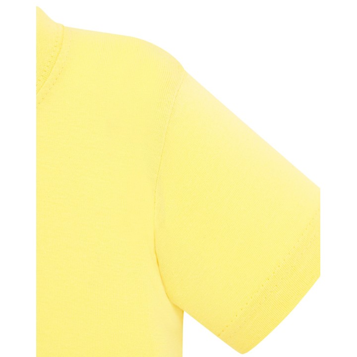 Koszulka dziecięca z krótkim rękawem Light Yellow 100% bawełna
