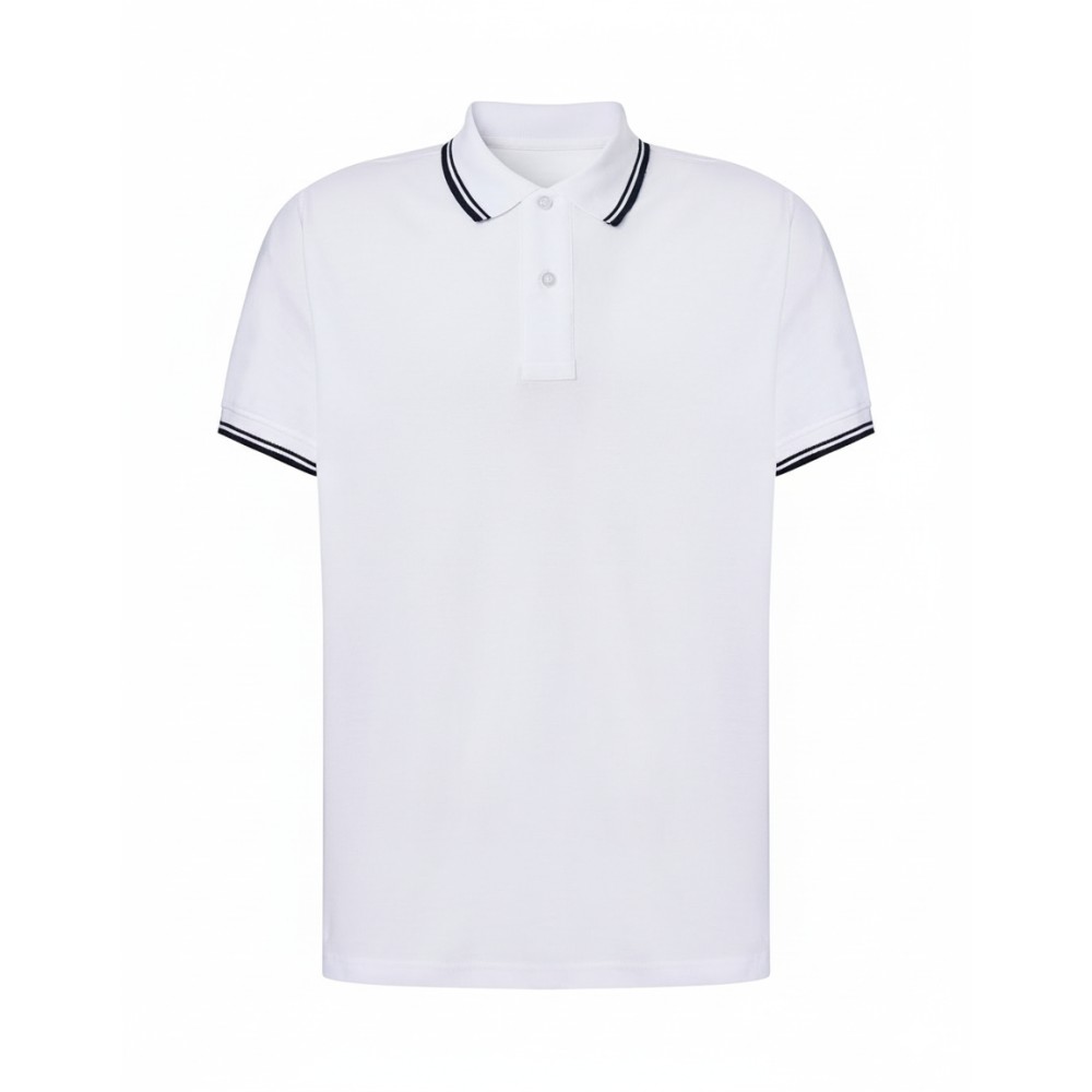 Polo White / Navy  męski 210  WHNY
