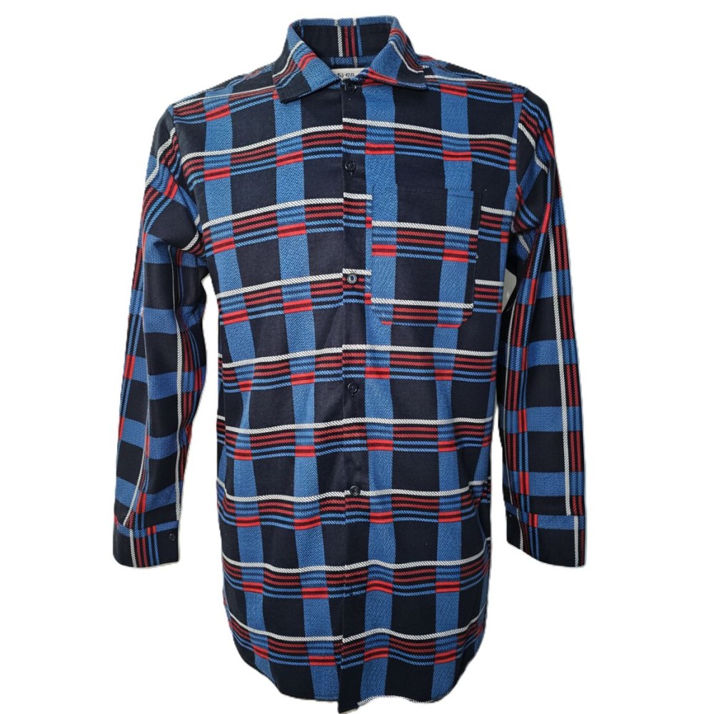 Niebieska Koszula flanelowa Reko