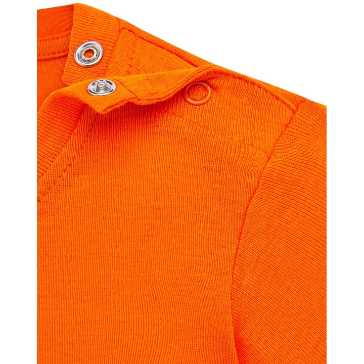 Body niemowlęce z krótkim rękawem Orange 100% bawełna 3-12 mies.
