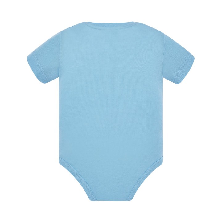 Body niemowlęce z krótkim rękawem Sky Blue 100% bawełna