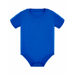 Body niemowlęce z krótkim rękawem 100% bawełna Royal Blue