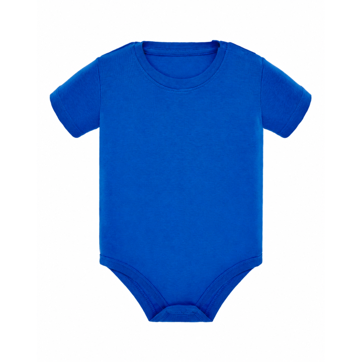 Body niemowlęce z krótkim rękawem 100% bawełna Royal Blue