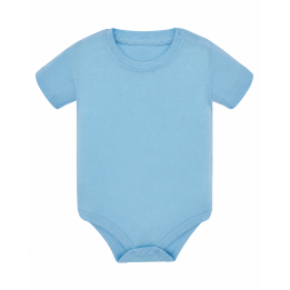 Body niemowlęce z krótkim rękawem Sky Blue 100% bawełna