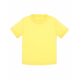 Koszulka dziecięca z krótkim rękawem Light Yellow 100% bawełna
