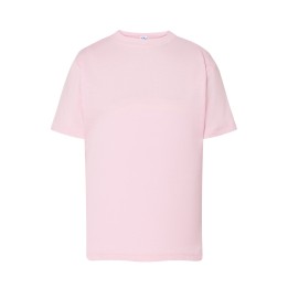 Koszulka dziecięca 150 Pink bawełniana, z krótkim rękawem