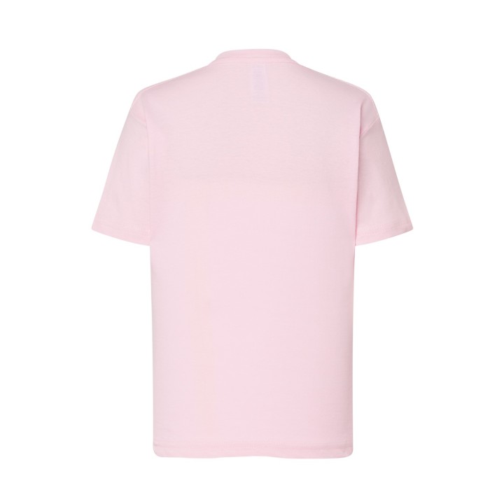 Koszulka dziecięca 150 Pink bawełniana, z krótkim rękawem