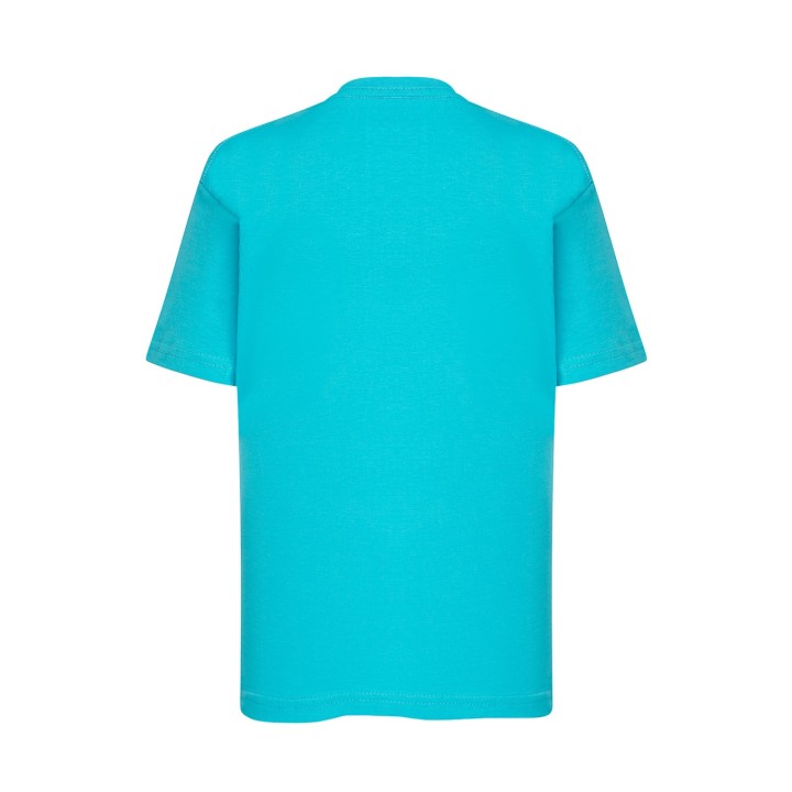 Koszulka dziecięca 150 Turquoise z krótkim rękawem bawełniana