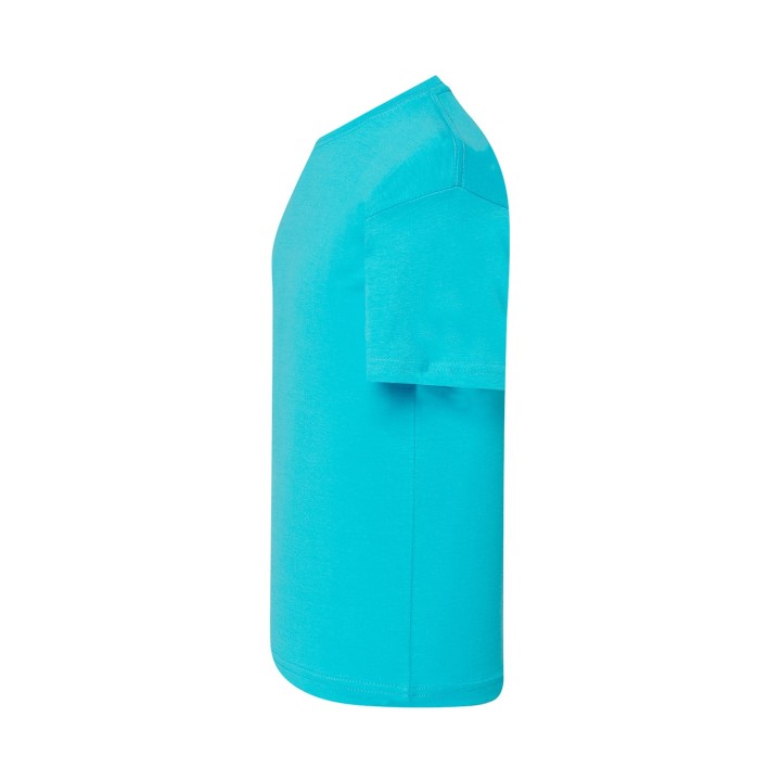 Koszulka dziecięca 150 Turquoise z krótkim rękawem bawełniana