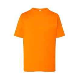 Koszulka dziecięca 150 Orange z krótkim rękawem bawełniana