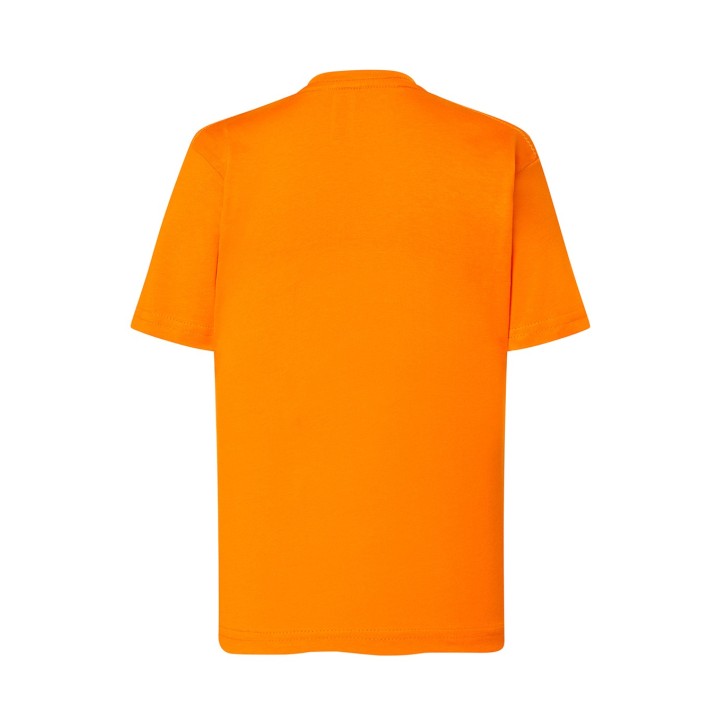 Koszulka dziecięca 150 Orange z krótkim rękawem bawełniana