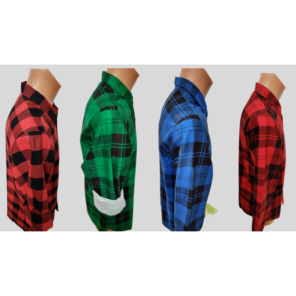 Zielona koszula flanelowa Bragio