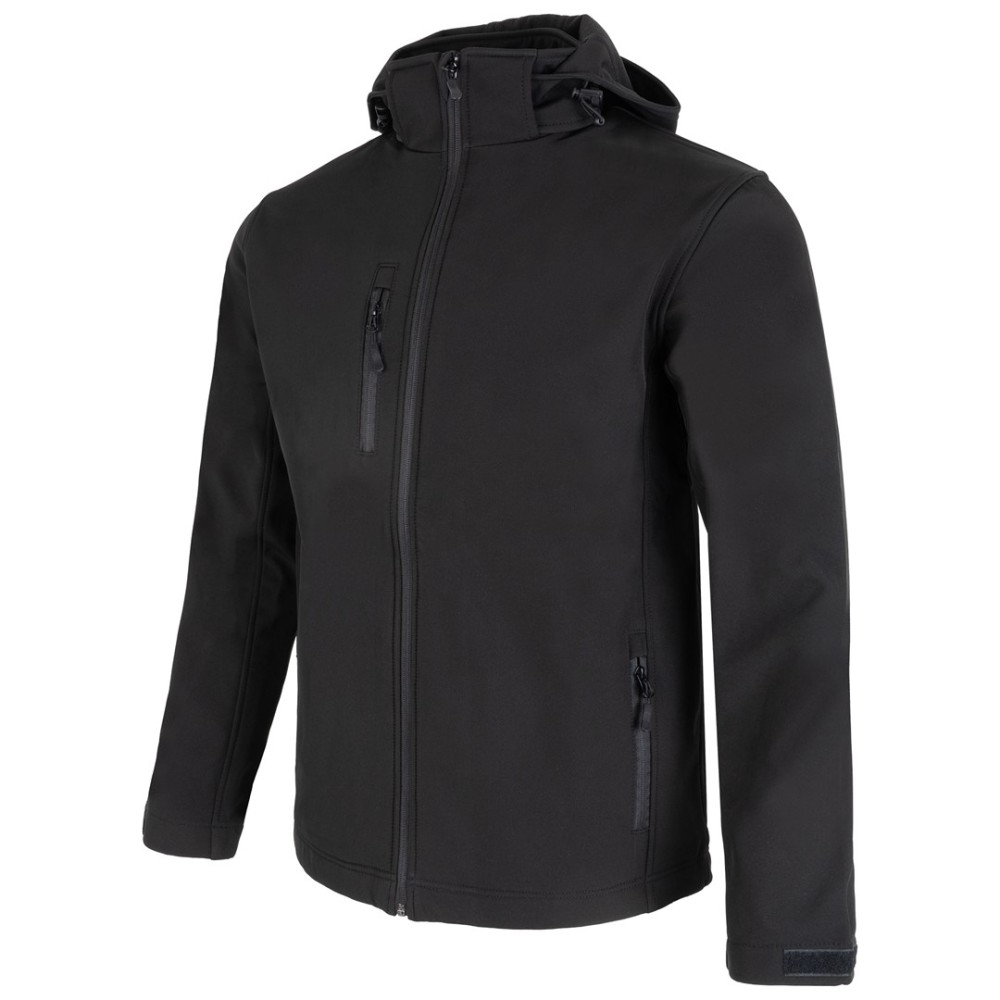 Kurtka z kapturem SOFTSHELL BLACK KING BK
