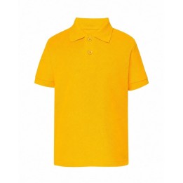 Dziecięca koszulka polo z krótkim rękawem brzoskwiniowy 210 g/m²