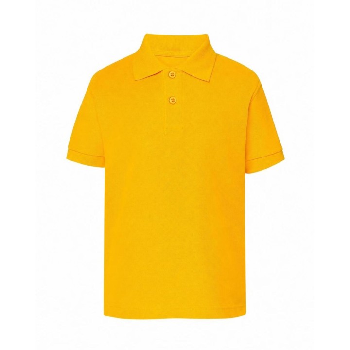 Dziecięca koszulka polo z krótkim rękawem brzoskwiniowy 210 g/m²