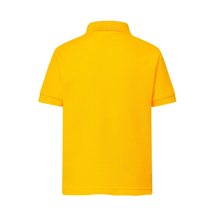 Dziecięca koszulka polo z krótkim rękawem brzoskwiniowy 210 g/m²