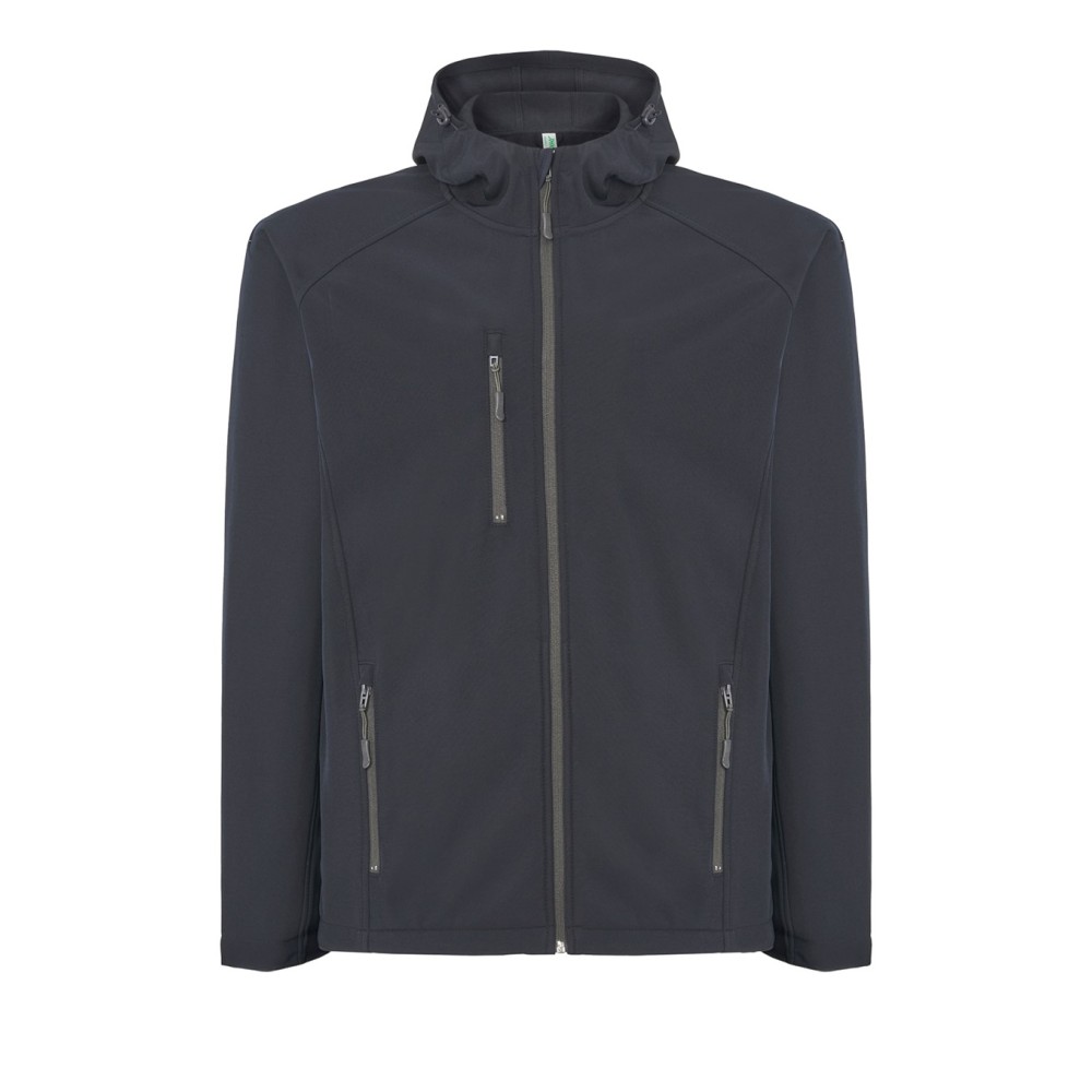 KURTKA Z KAPTUREM  NAVY SOFTSHELL HOOD NY