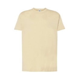 T-SHIRT 150 kremowa – męski t-shirt z krótkim rękawem