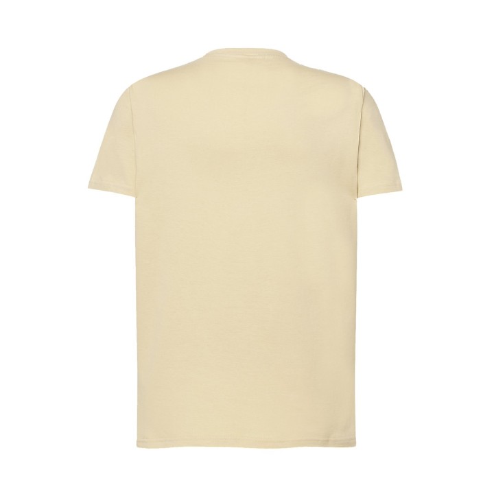 T-SHIRT 150 kremowa – męski t-shirt z krótkim rękawem