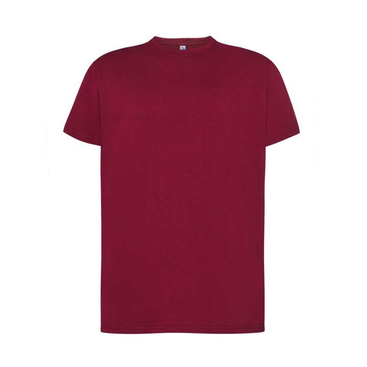 T-SHIRT 150 bordowy – męski t-shirt z krótkim rękawem