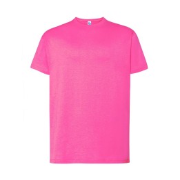 T-SHIRT 150 Fucsia Fluor męski z krótkim rękawem, 155 g/m²