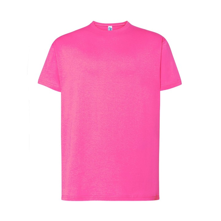 T-SHIRT 150 Fucsia Fluor męski z krótkim rękawem, 155 g/m²