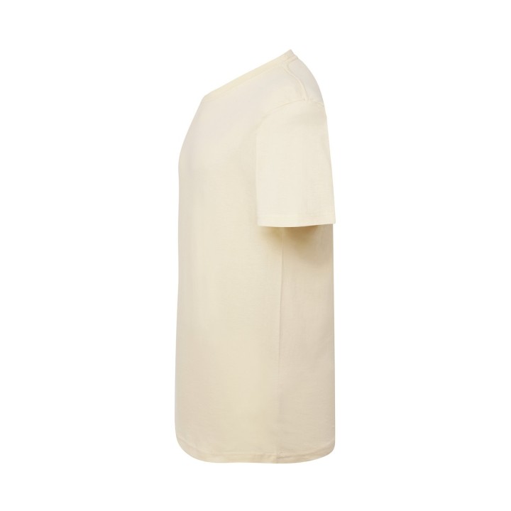T-SHIRT 150 Ivory męski z bawełny, krótki rękaw, bez bocznych szwów