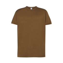 T-SHIRT 150 khaki 100% bawełna, krótki rękaw, wzmocniony dekolt